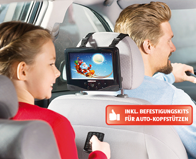 MEDION(R) LIFE(R) 
 Tragbarer DVD-Player mit zwei 17,7 cm (7") Displays