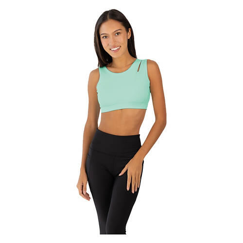 Premium Low Impact Sports Bra - Green, XL