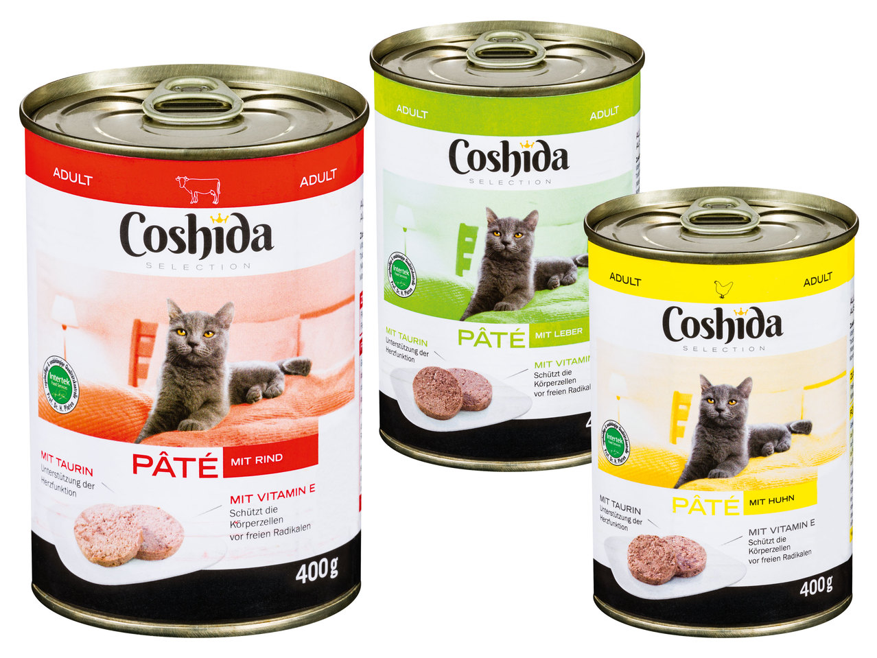 COSHIDA Katzennassnahrung Premium
