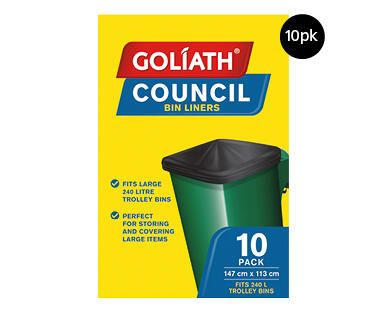 Council Bin Liners 10pk