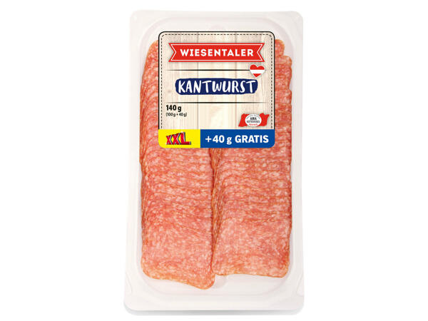 Kantwurst oder Ungarische Salami