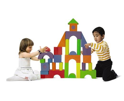 Bee Happy 
 Foam Blocks