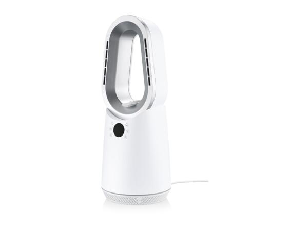 Silvercrest Bladeless Desk Fan Heater - White