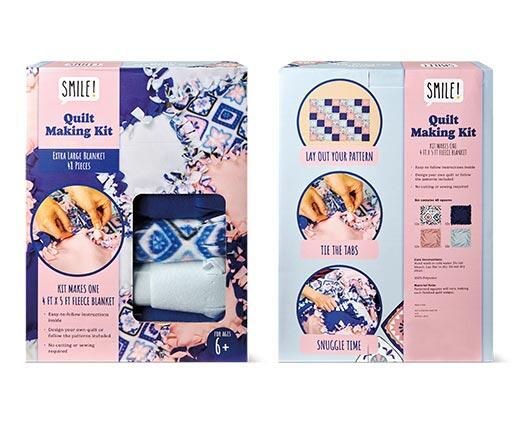 Smile! 
 Quilt Making Kit