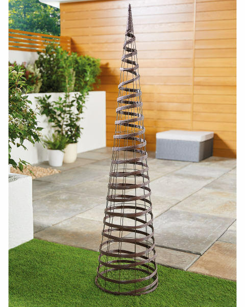 Brown Rattan Effect Obelisk