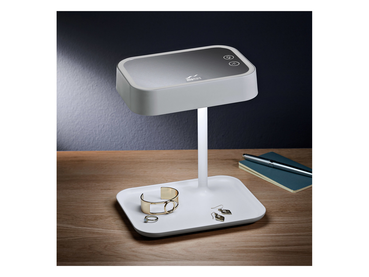 Miomare 2-in-1 Cosmetic Mirror and Bedside Lamp1