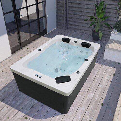 HOME DELUXE Outdoor Whirlpool WHITE MARBLE Deluxe