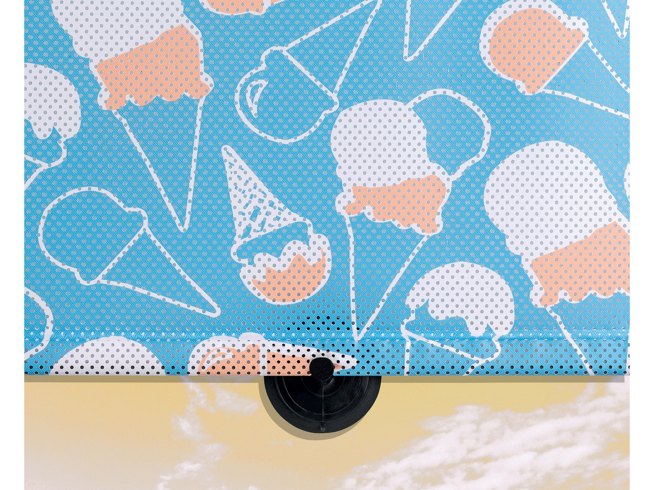 Roll-Up Sun Protection Car Blinds
