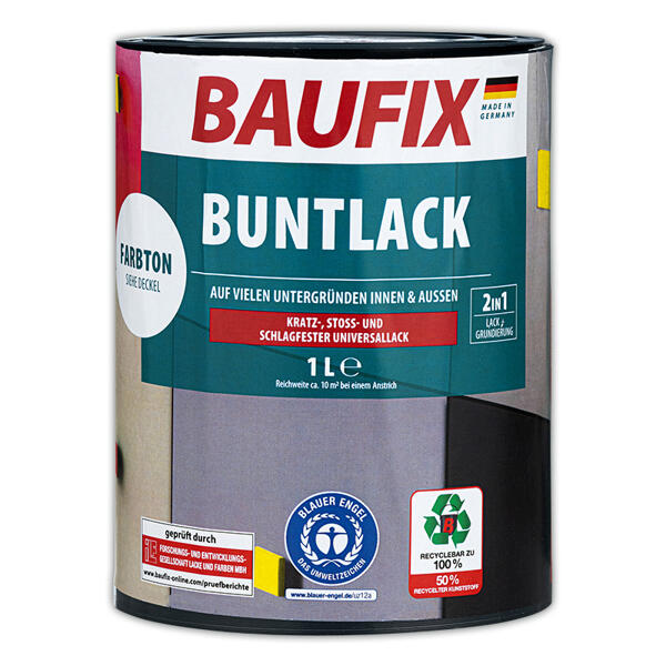 Buntlack / Weißlack 2in1