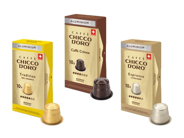 Capsules de café en aluminium Chicco d'Oro