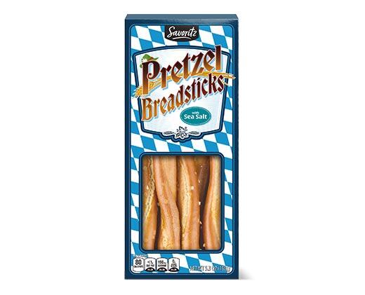 Savoritz Pretzel Breadsticks Sea Salt or Sesame