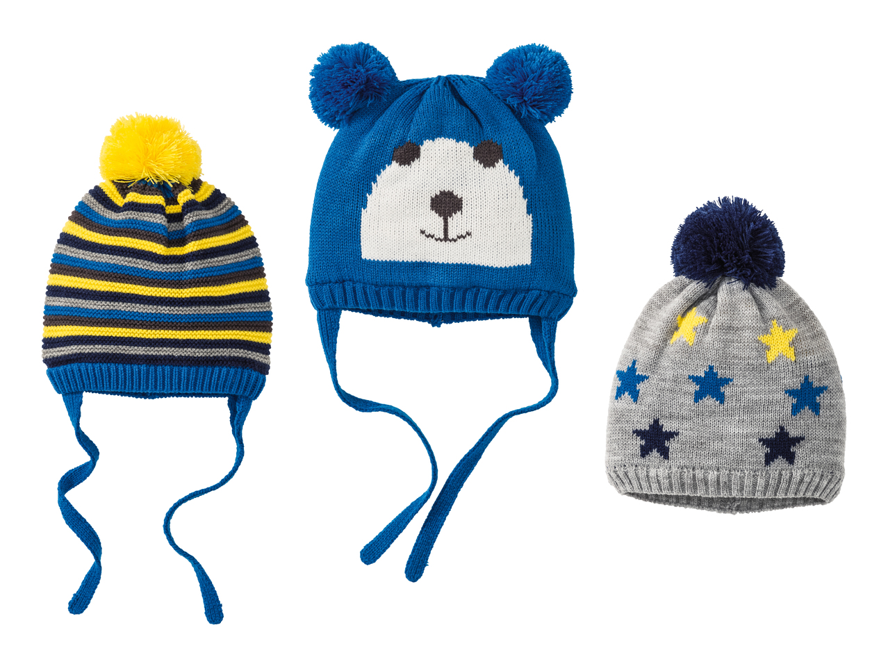 Bonnet en maille pour bébé