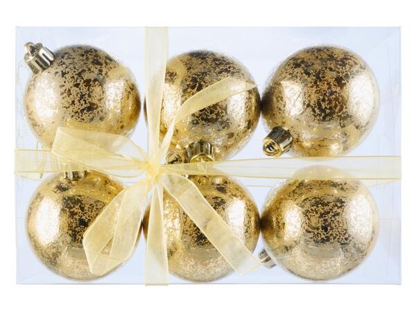 Christmas Baubles, 6 Pieces