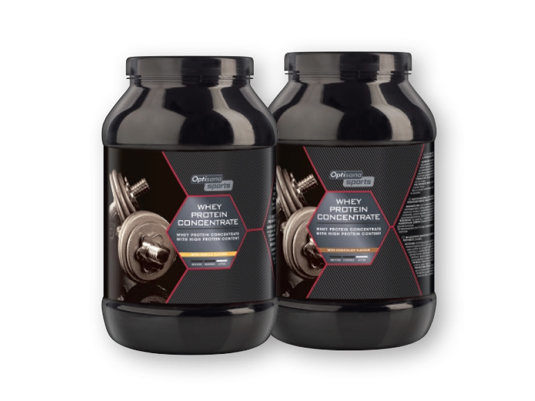 OPTISANA SPORTS(R) Vanilla/Chocolate Whey Protein Concentrate