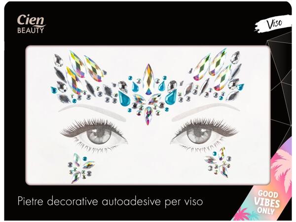 Clip-In Hair Tinsel, Self-Adhesive Nail Stickers or Self-Adhesive Face Jewels