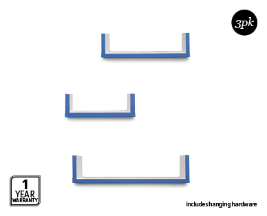Floating Wall Shelf 3pk