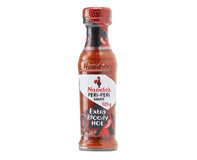 Nando's Extra Bloody Hot Peri-Peri Sauce 125g
