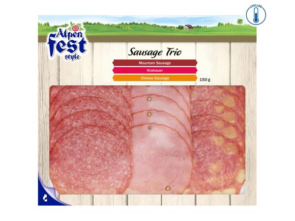 Alpenfest Austrian Sliced Sausage Selection
