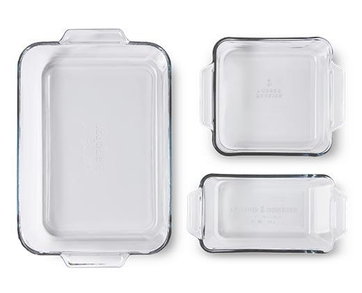Crofton 
 3-Piece Glass Baking Dish Set