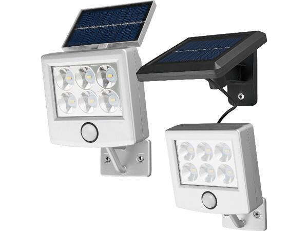 LED-strålkastare med solceller
