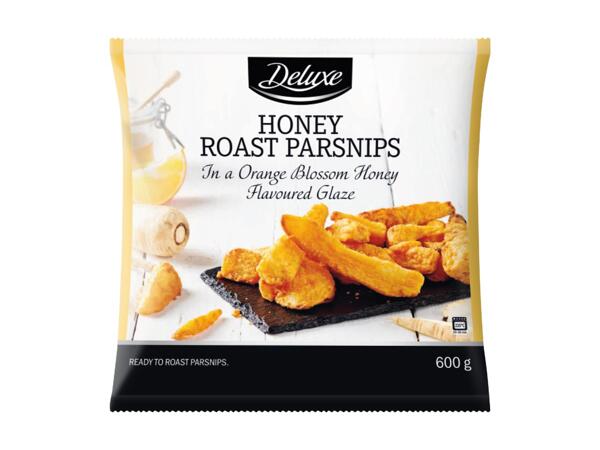 Honey Glazed Roast Parsnips
