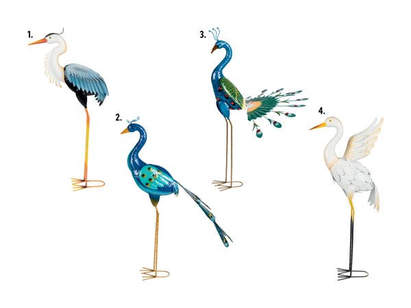 Oiseau décoratif en métal