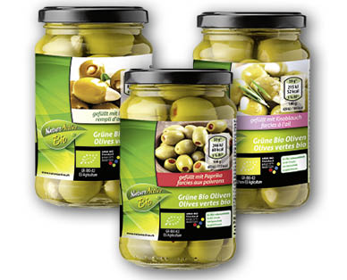 Olives grecques bio fourrées NATURE ACTIVE BIO