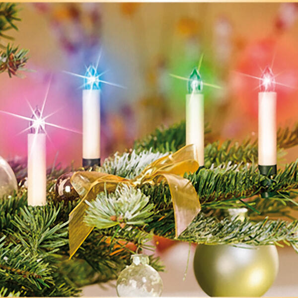 15 kabellose LED-Weihnachtskerzen
