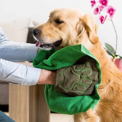 Serviette pour animaux domestiques