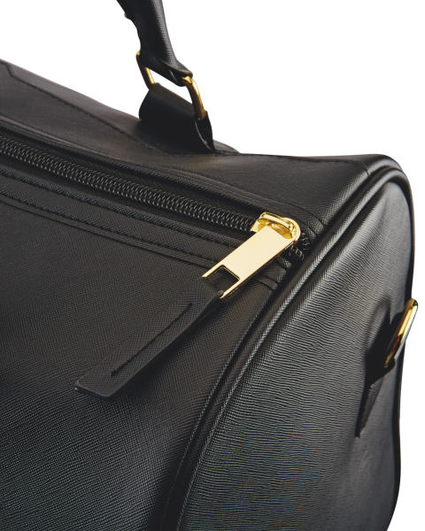 Avenue Black Quilted Holdall