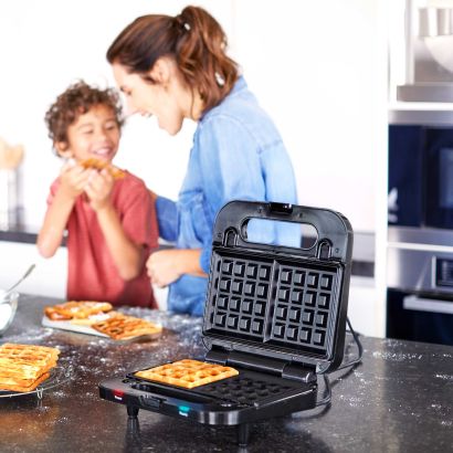 Combitoestel voor croques, wafels en grill