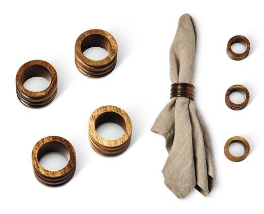 Crofton 
 Napkin Rings or Chargers