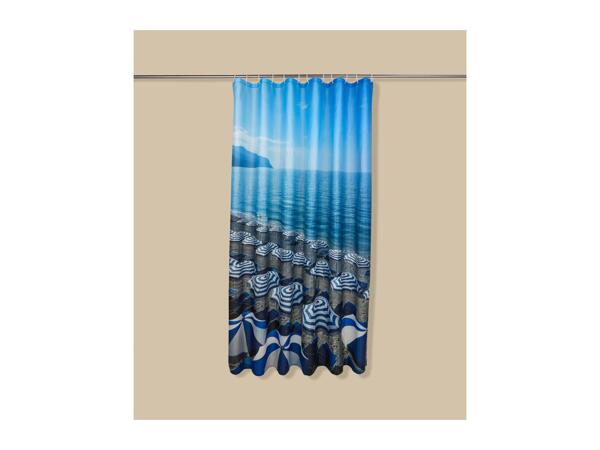 Shower Curtain With Beach Scene