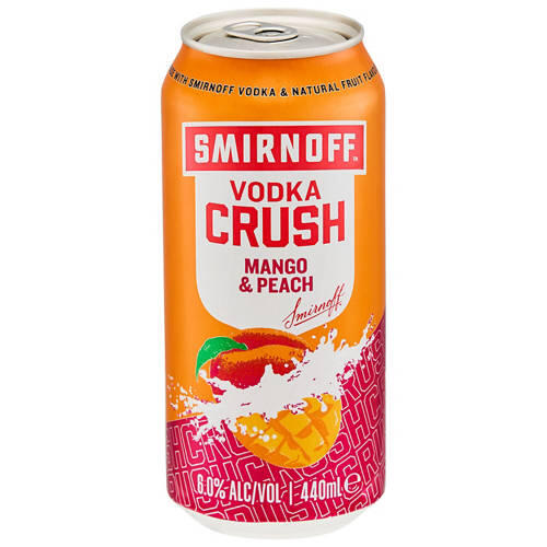 Crush Mango & Peach 4 Pack 440ml