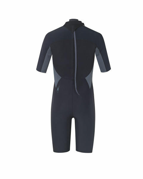 Crane Black Men's Short Wetsuit