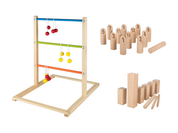 Set de jeux d'extérieur en bois