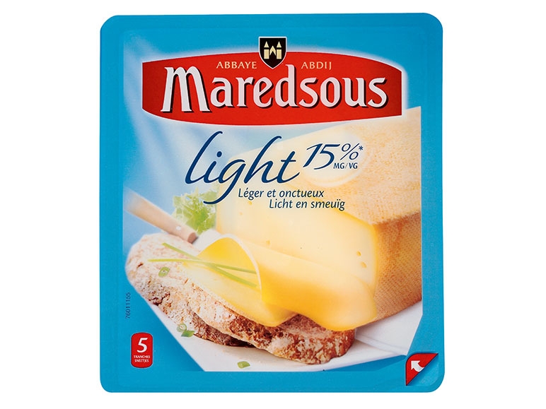 Fromage d'abbaye en tranches