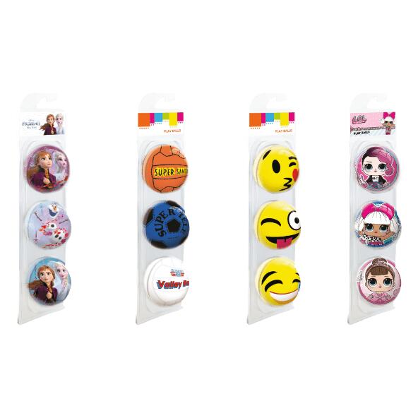 Balles molles, 3 pcs
