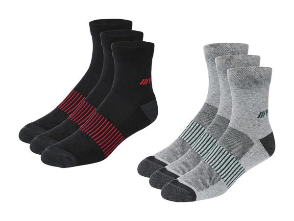 Chaussettes de travail courtes pour homme, 3 paires