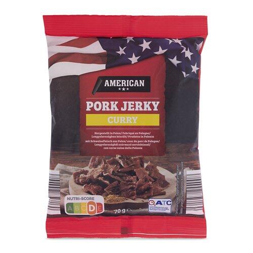 AMERICAN Beef/Pork Jerky, Pork Curry