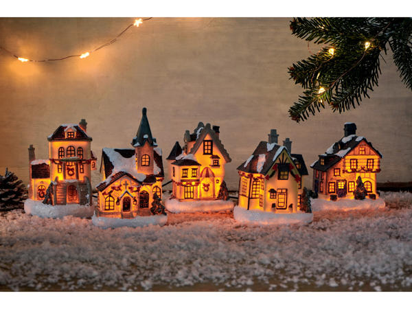 Christmas Village Scene