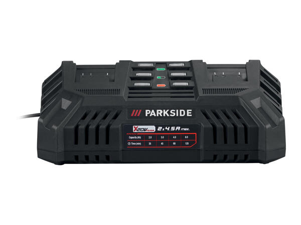 Parkside 20V Dual Battery Charger 2x 4.5A