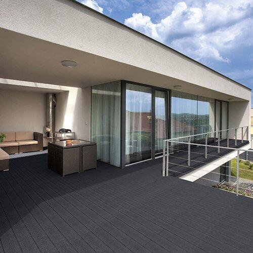 HOME DELUXE SAMANA WPC Terrassendielen anthrazit 10m²