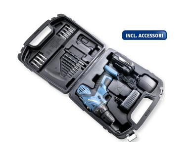 Trapano avvitatore con batteria agli ioni di litio da 16 V WORKZONE(R)