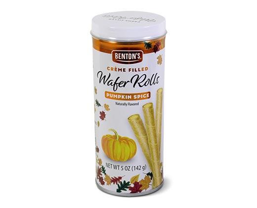 Benton's 
 Fall Creme Wafer Rolls Pumpkin Spice or Salted Caramel
