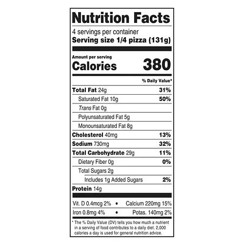 Biscuit Crust Sausage & Cheese Breakfast Pizza, 18.5 oz