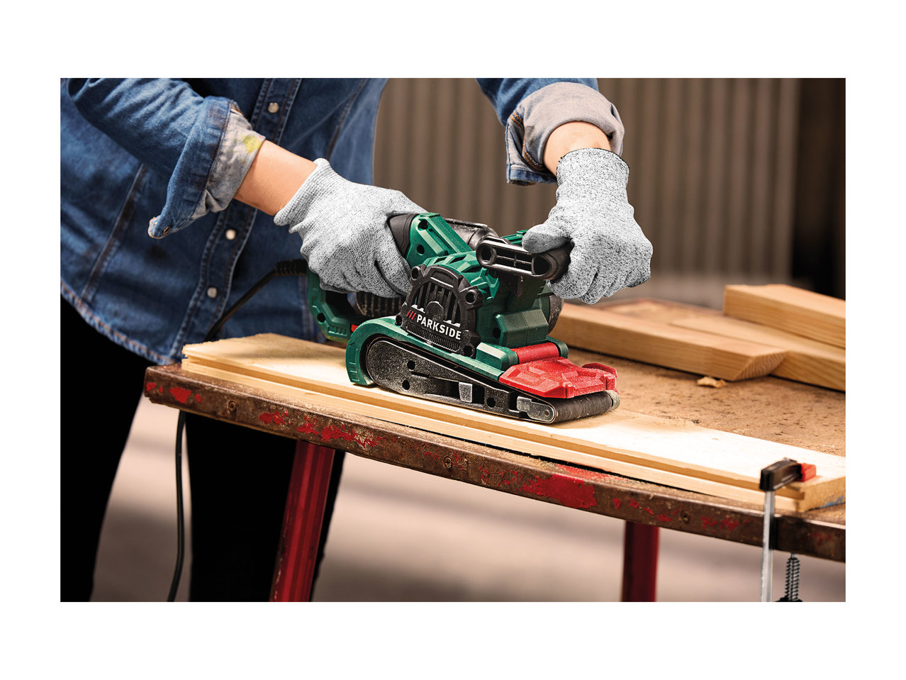 Parkside 600W Belt Sander1