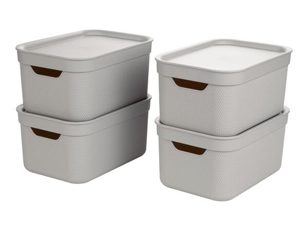 Livarno Home Storage Box 4 Piece Set