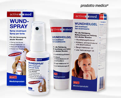 Spray/Gel per ferite ACTIVE MED