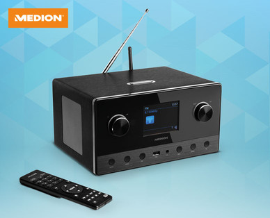 MEDION WLAN Internet-Radio mit 2.1 Sound System
